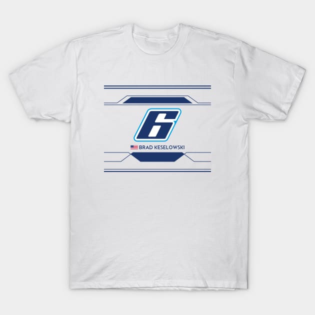 Brad Keselowski #6 2023 NASCAR Design T-Shirt by AR Designs 